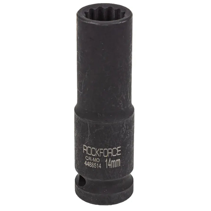 12-kant krafthylsa 14mm lång RockForce