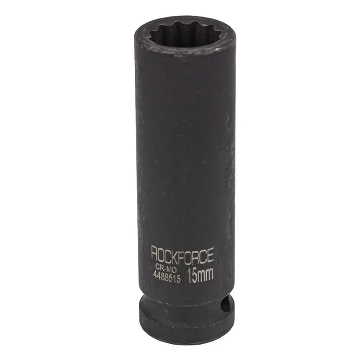 12-kant slaghylsa djup 15mm, 1/2" fäste märke RockForce