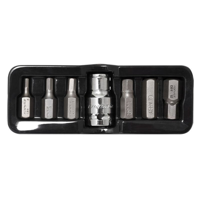 Bitssats HEX 1/2", 7 delar - Forsage Sweden