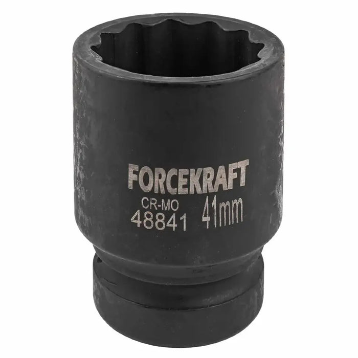 41mm kort slaghylsa 12-kant, 1" Cr-Mo krafthylsa