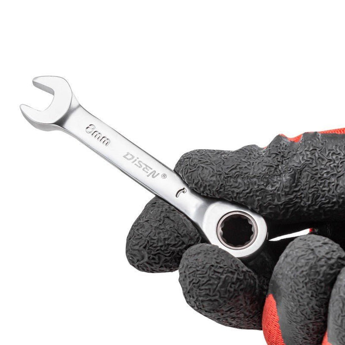 Kort U-ringnyckel med spärr