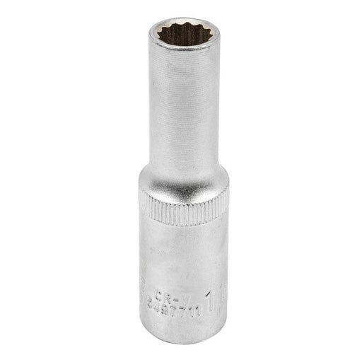 11 mm Lång hylsa 1/2" 12-kant CrV - Forsage Sweden