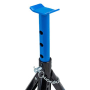 Justerbar domkraft med flera hål för höjdinställning – maxhöjd 401 mm