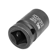 15 mm Slaghylsa 1/2" kort 6-kant CrMo - Forsage Sweden