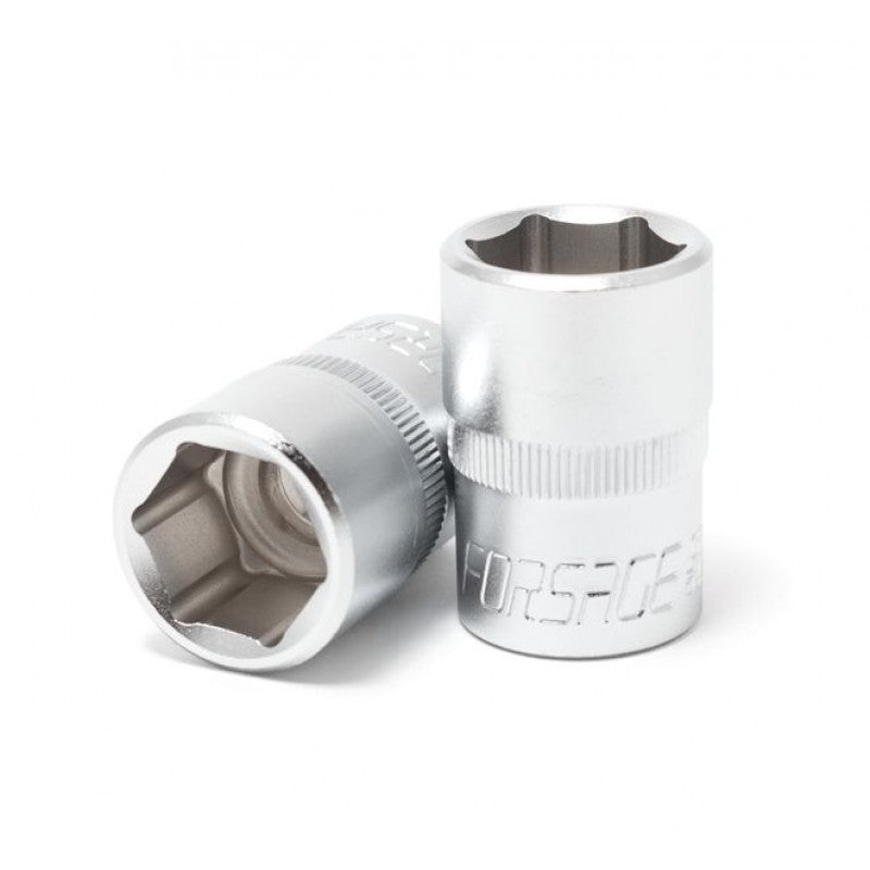 19 mm Hylsa 1/2" kort 6-kant CrV - Forsage Sweden
