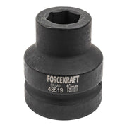 19 mm Slaghylsa 1" kort 6-kant CrMo - Forsage Sweden