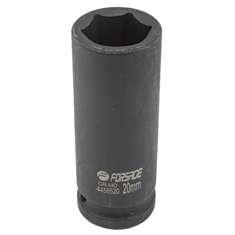 20 mm Lång slaghylsa 1/2" 6-kant CrMo - Forsage Sweden