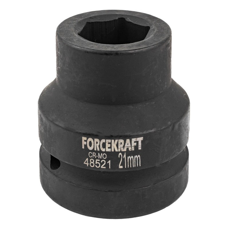 21 mm Slaghylsa 1" kort 6-kant CrMo - Forsage Sweden