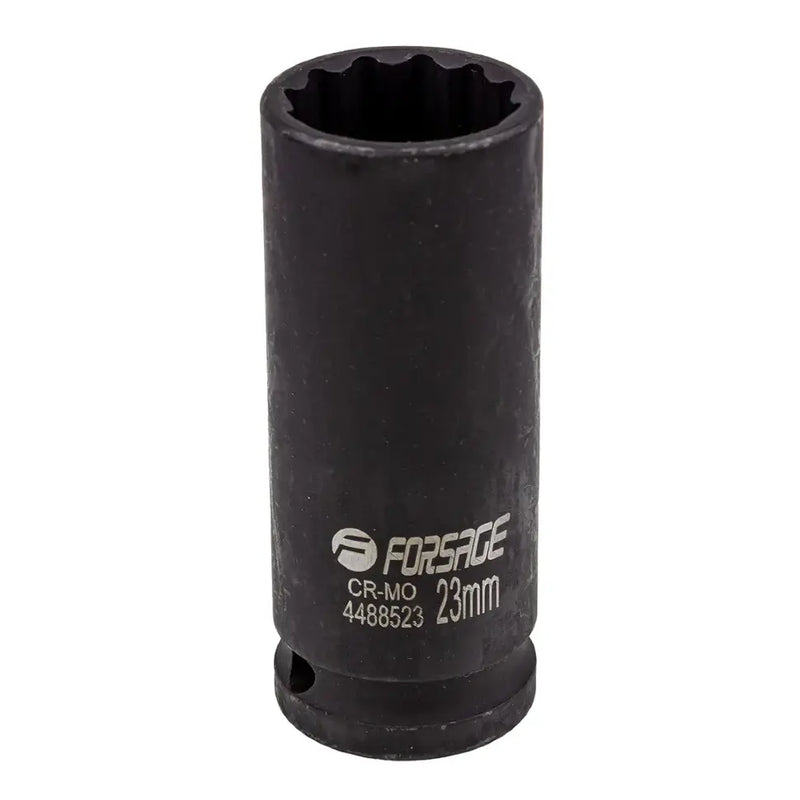 Djup slaghylsa 12-kant 23mm Forsage