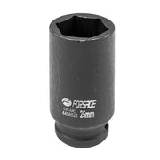 25 mm Lång slaghylsa 1/2" 6-kant CrMo - Forsage Sweden