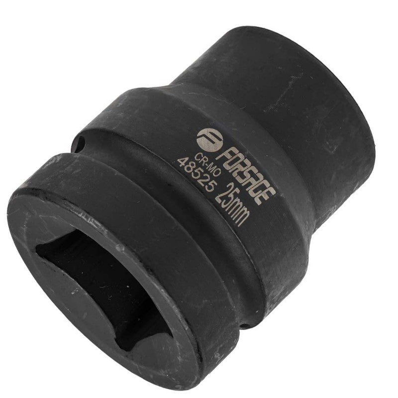 25 mm Slaghylsa 1" kort 6-kant CrMo - Forsage Sweden