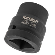 27 mm Slaghylsa 1" kort 6-kant CrMo - Forsage Sweden