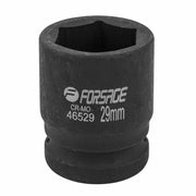 29 mm Slaghylsa 3/4" kort 6-kant CrMo - Forsage Sweden