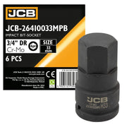 3/4" Bitshylsa kraft Hex 17 - 30 mm. - Forsage Sweden