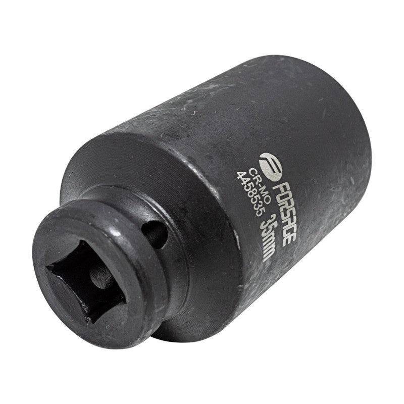 35 mm Lång slaghylsa 1/2" 6-kant CrMo - Forsage Sweden