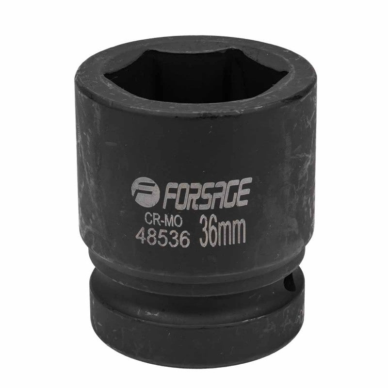 36 mm Slaghylsa 1" kort 6-kant CrMo - Forsage Sweden