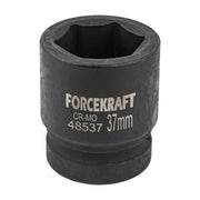 37 mm Slaghylsa 1" kort 6-kant CrMo - Forsage Sweden