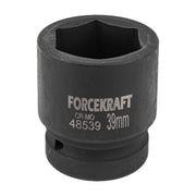 39 mm Slaghylsa 1" kort 6-kant CrMo - Forsage Sweden