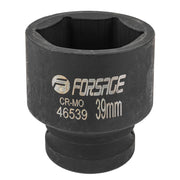 39 mm Slaghylsa 3/4" kort 6-kant CrMo - Forsage Sweden