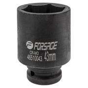43 mm Lång slaghylsa 3/4" 6-kant CrMo - Forsage Sweden