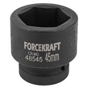 45 mm Slaghylsa 1" kort 6-kant CrMo - Forsage Sweden