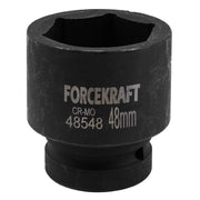 48 mm Slaghylsa 1" kort 6-kant CrMo - Forsage Sweden