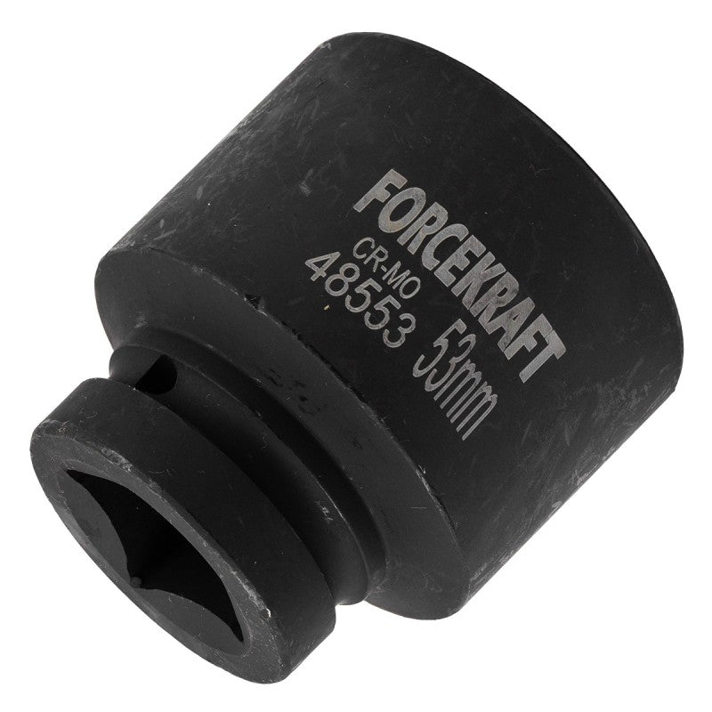 53 mm Slaghylsa 1" kort 6-kant CrMo - Forsage Sweden