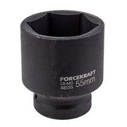 55 mm Lång slaghylsa 1" 6-kant CrMo - Forsage Sweden