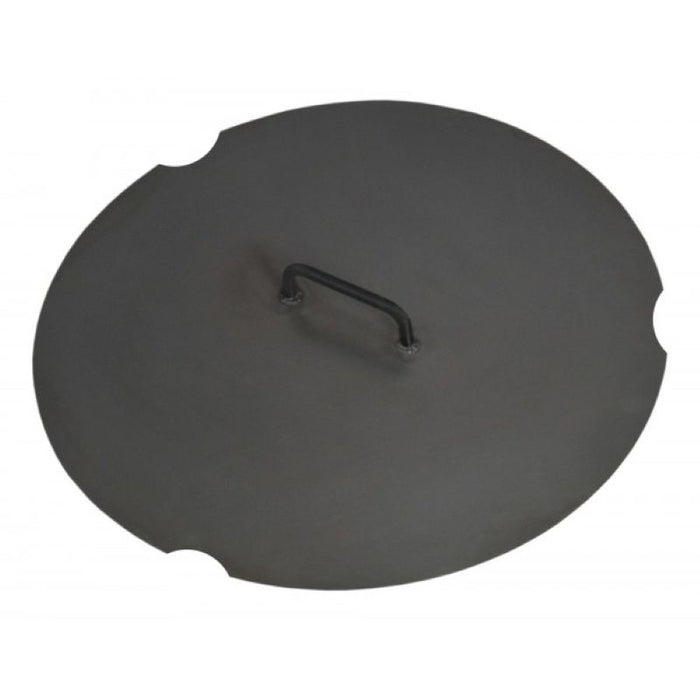 Lock i obehandlat stål Ø62 cm – passar Cook King Montana X 60 cm eldfat