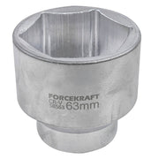 63 mm Hylsa 1" kort 6-kant CrV - Forsage Sweden