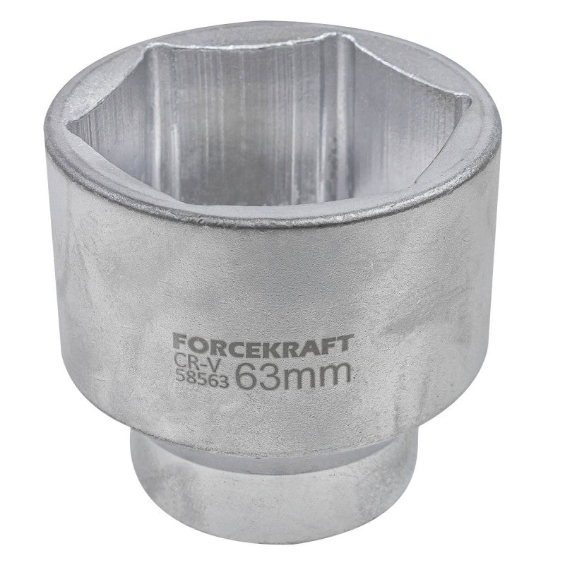 63 mm Hylsa 1" kort 6-kant CrV - Forsage Sweden