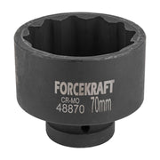 70 mm Lång slaghylsa 1" 12-kant CrMo - Forsage Sweden