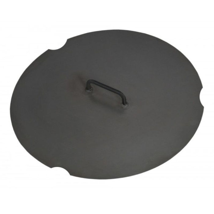 Lock i obehandlat stål Ø82 cm – passar Cook King Montana X 80 cm eldfat