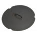 Lock i obehandlat stål Ø82 cm – passar Cook King Montana X 80 cm eldfat