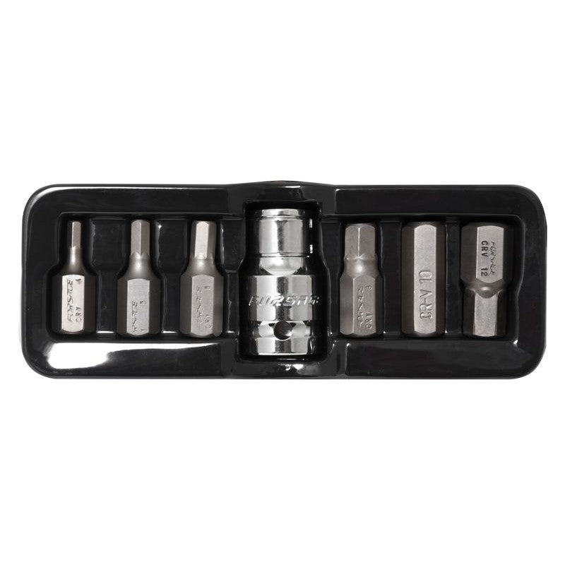 Bitssats HEX 1/2", 7 delar - Forsage Sweden
