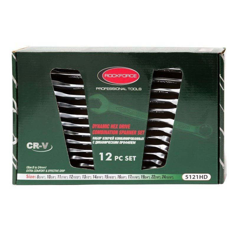 Blocknyckelsats 8-24mm, 12 delar - Forsage Sweden