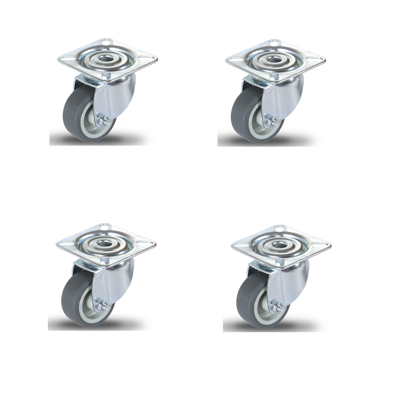 Svängbara hjul från Coyotto – set om 4 stycken för planteringskärl