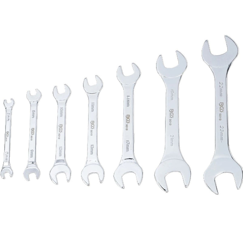 Extra platt dubbel U-nyckelsats 6–23 mm 7 delar