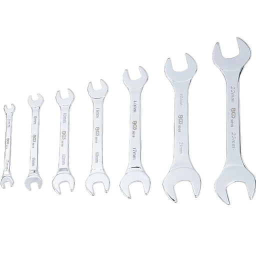 Extra platt dubbel U-nyckelsats 6–23 mm 7 delar