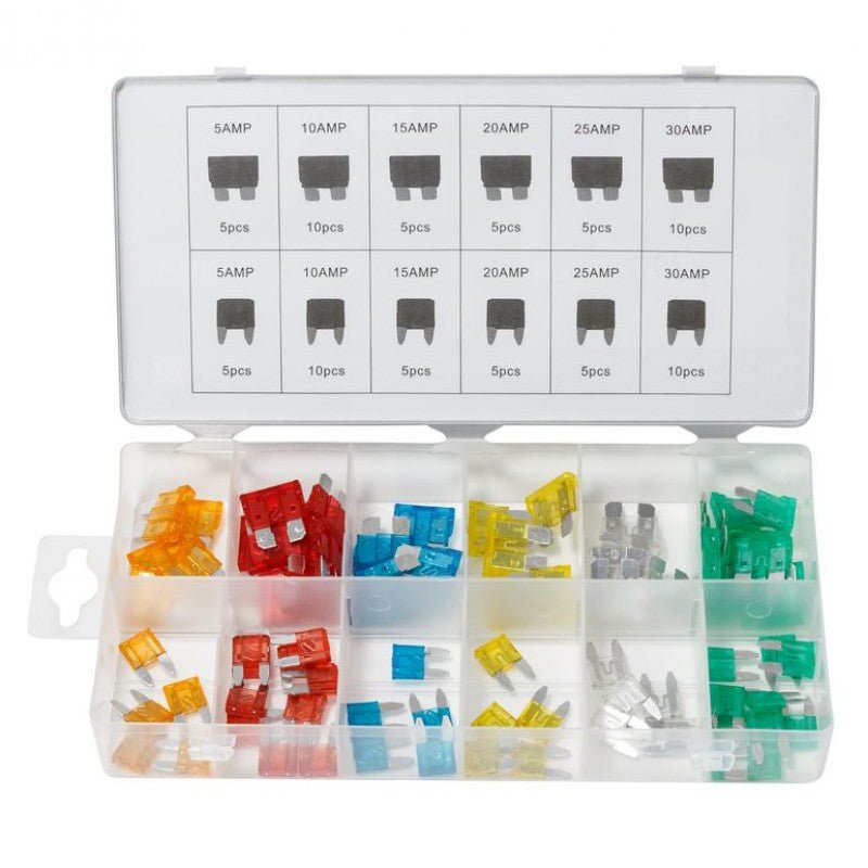 Flatstiftsäkringar 80 st, midi - mini - Forsage Sweden