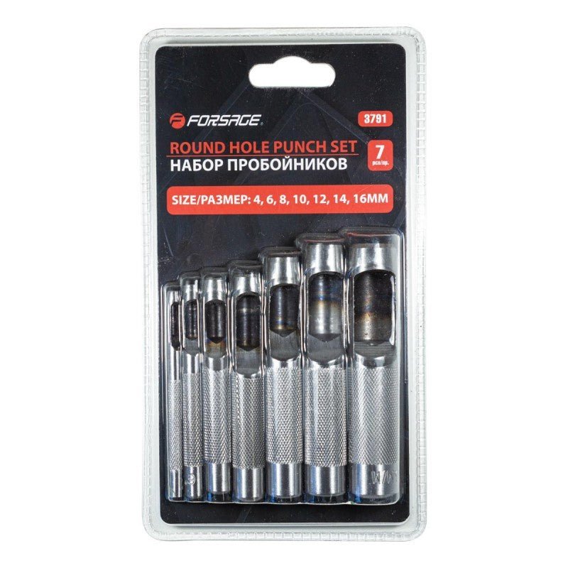 Hålpipsats, 7 delar (4-16mm) - Forsage Sweden