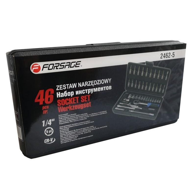 Hylssats 1/4'', 46 delar - Forsage Sweden