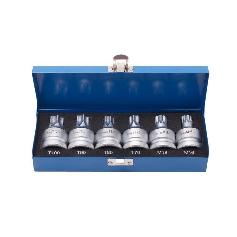 Hylssats Torx, Spline 6 delar. - Forsage Sweden
