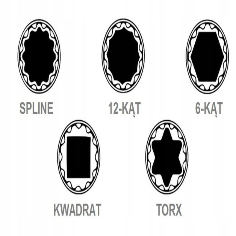 Hylssats "Universal" 1/2", 19 delar - Forsage Sweden