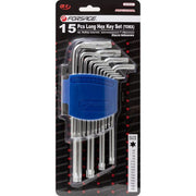 Insexnycklar TORX långa, 15 delar - Forsage Sweden