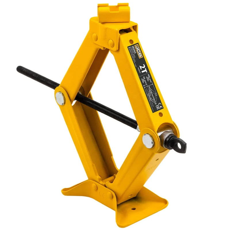 Uppfälld mekanisk saxdomkraft 2 ton från JCB med rombkonstruktion