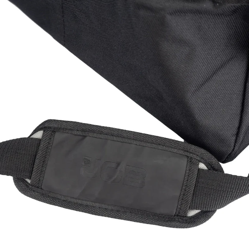 Vadderad axelrem med JCB-logotyp till verktygsväska 20 tum