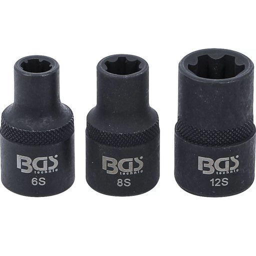 RIBE hylsa 1/2" M6S M8S M12S kil-profil 3 delar