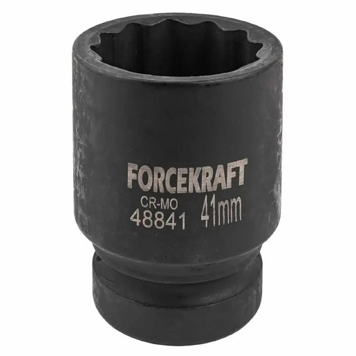 41mm kort slaghylsa 12-kant, 1" Cr-Mo krafthylsa