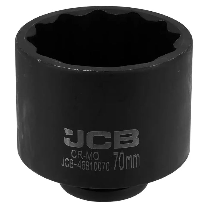 Lång 12-kants slaghylsa 70 mm med 3/4" fyrkantsfäste